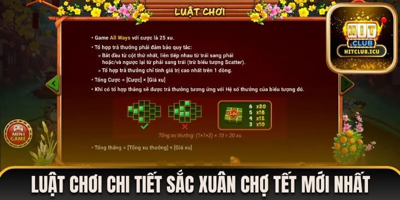 Chia sẻ luật chơi chi tiết Sắc Xuân Chợ Tết mới nhất