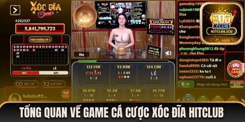 Tổng quan đôi nét về game cá cược xóc đĩa Hitclub 