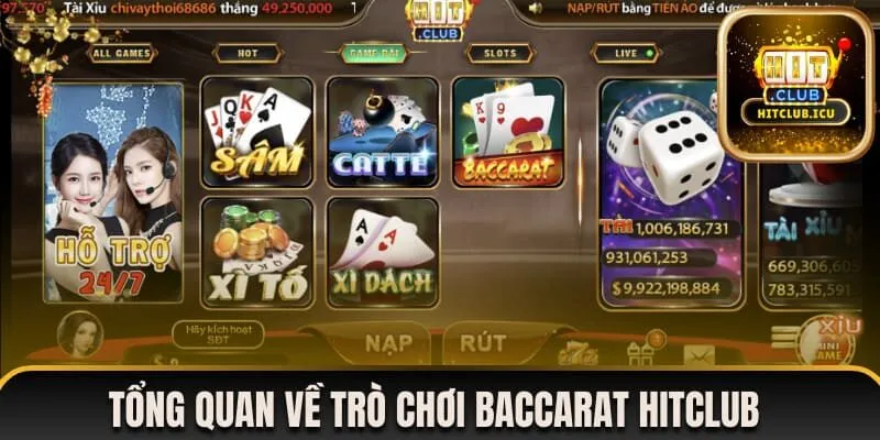 Tổng quan về trò chơi Baccarat Hitclub